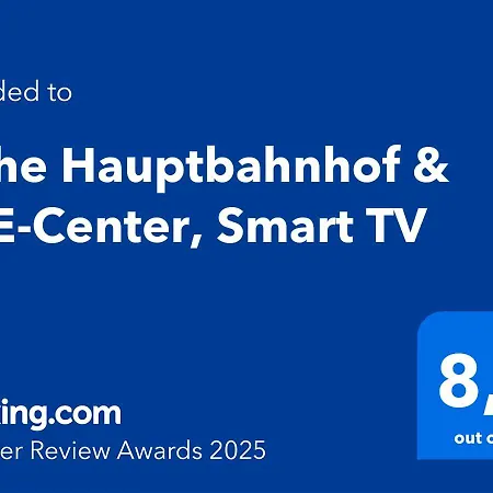 Naehe Hauptbahnhof & Ece-center, Smart Tv * Karlsruhe